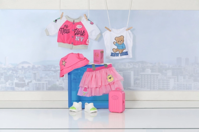 Stylish outfit for little travelers