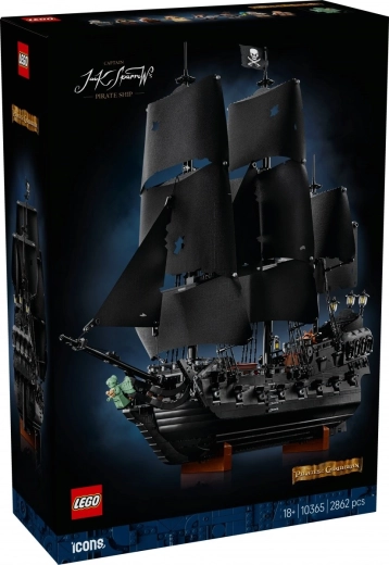 LEGO Icons kapitono Džeko Sparou piratų laivas
