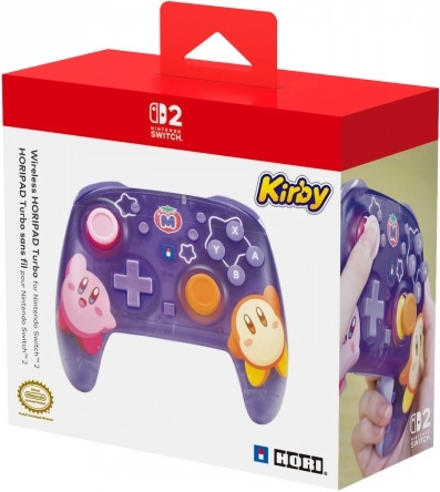 HORI Wireless HORIPAD Turbo Kirby and Waddle Dee Wireless Controller for Nintendo Switch 2