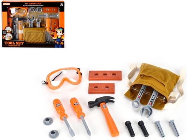 Tool Set with Bag for Little DIYers