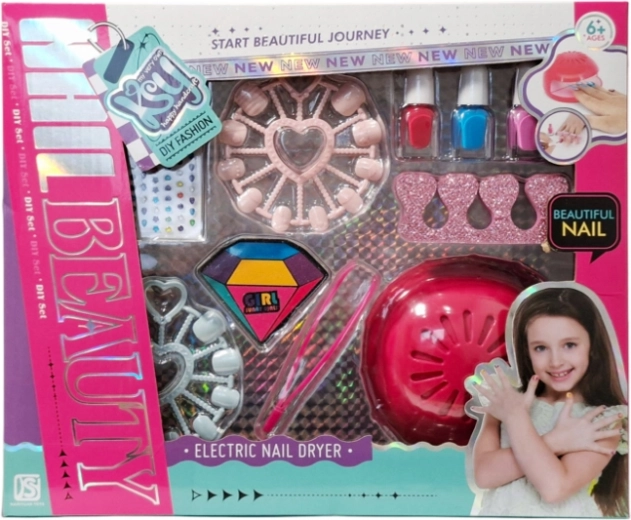 Creative Nail Set with Electric Lamp