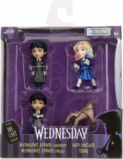 JADA metalinės figūrėlės Wednesday 4 vnt. 6,5 cm