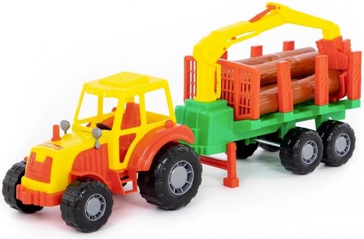 Forestry set for creative play
