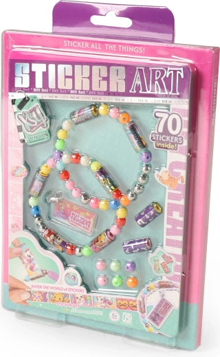 Creative Bracelet Set with Stickers