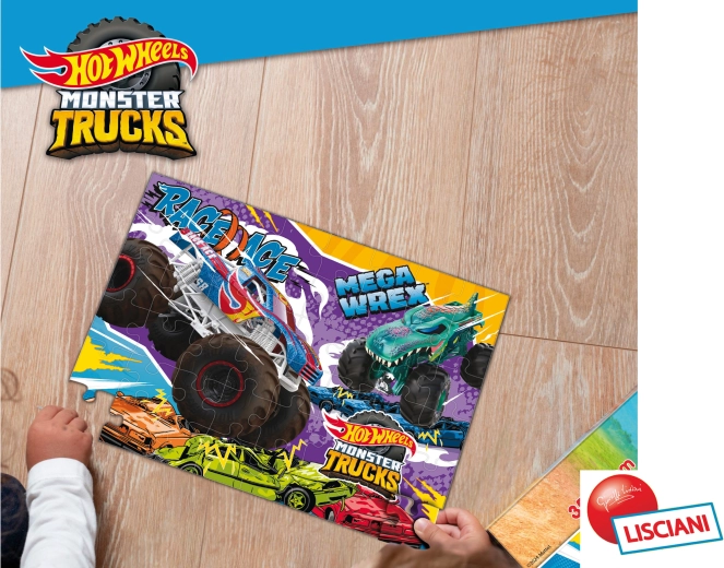 Hot Wheels dėlionė, 48 dalys, 35 × 25 cm