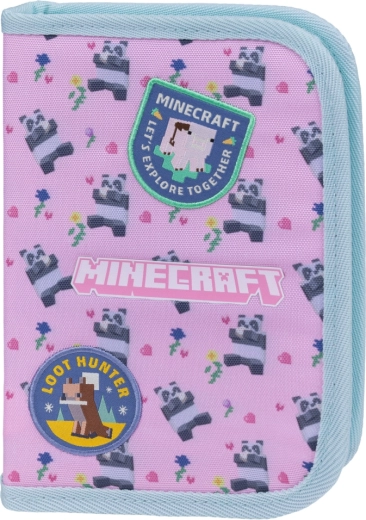 Vieno skyriaus mokyklinis penalas Minecraft Panda BAAGL
