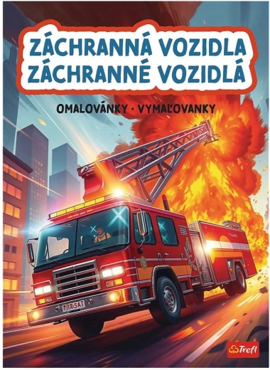 Coloring Book – Rescue Vehicles 20 × 27.5 cm
