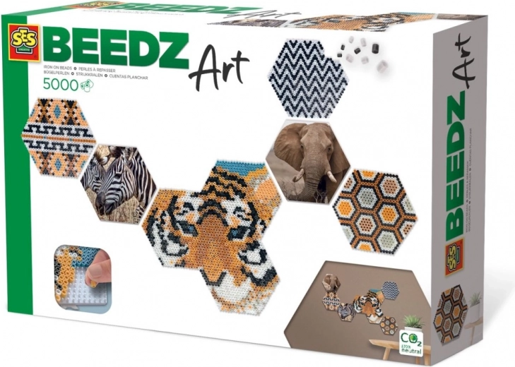 Kūrybinis rinkinys Beedz Art Hex Safari