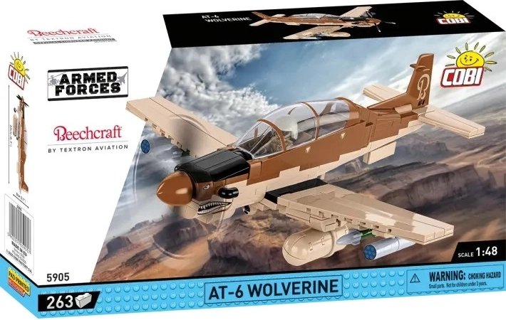 COBI AT-16 Wolverine lėktuvo konstruktorius (263 detalės)