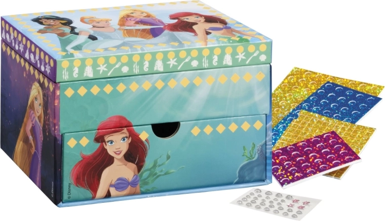 Papuošalų dėžutė DISNEY PRINCESS – kūrybinis rinkinys TOTUM