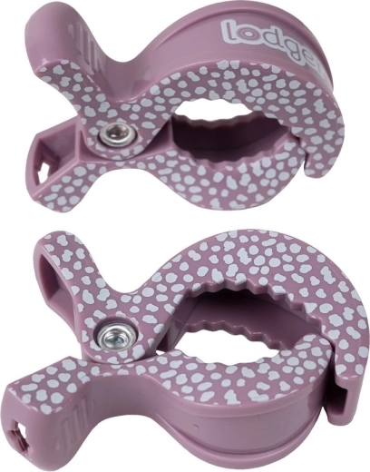 Lodger swaddle clip rose dot - 2-pack