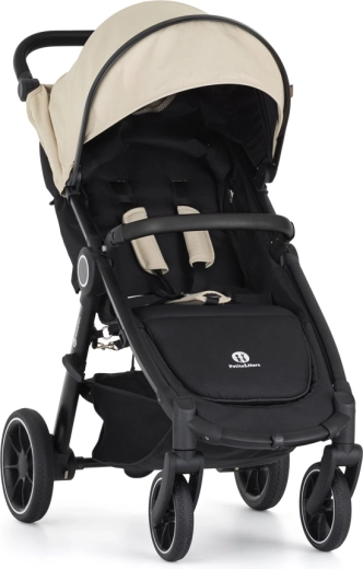 PETITE&MARS sportinis vežimėlis Street+ RWS black – Sahara Beige