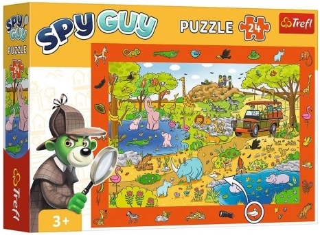 Observation Puzzle SPY GUY Safari 24 Pieces