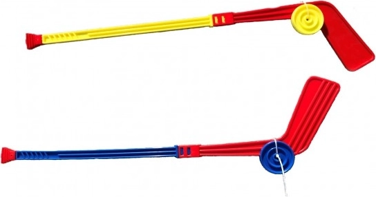 Plastikinė ledo ritulio lazda su rituliu 74 cm