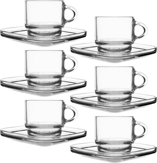 6 puodelių rinkinys tobulam espresso