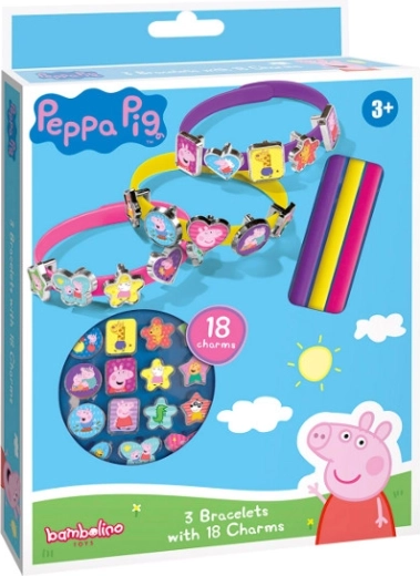 Apyrankių gamybos rinkinys su Peppa Pig pakabukais