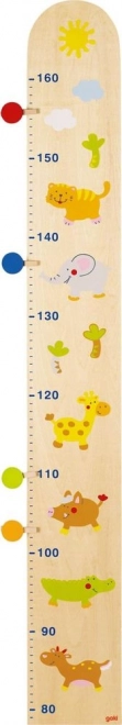 GOKI Wooden Growth Chart Jungle Friends