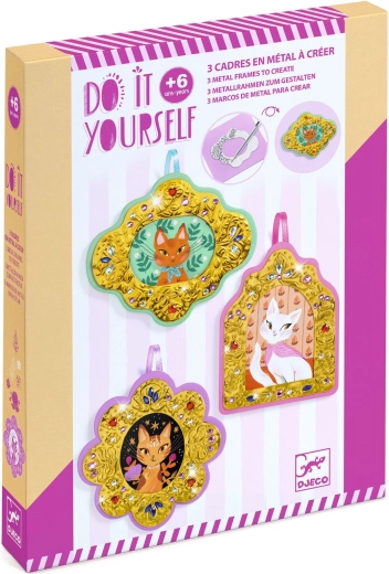 DJECO creative DIY kit cat portraits