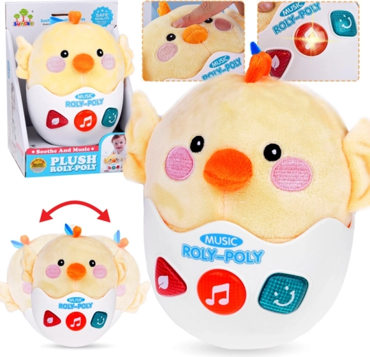 Musical rocking chick with melodies, lights and sounds