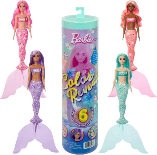Barbie Color Reveal Surprise – Mermaid with Accessories