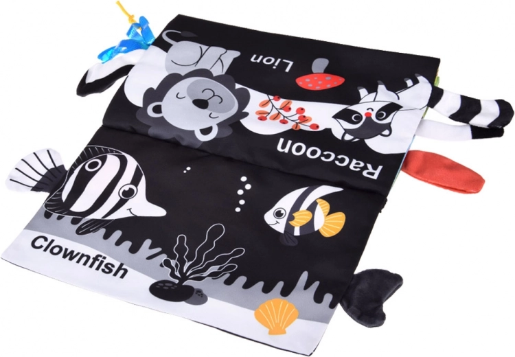 Soft contrast book with animals