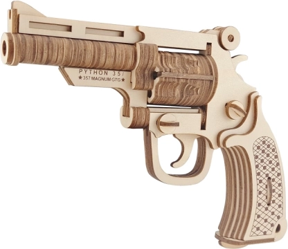 Woodcraft medinis 3D revolverio galvosūkis