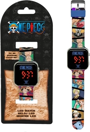 One Piece digital LED watch