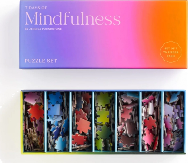 Dėlionė Jessica Poundstone – 7 mindfulness dienos (7 × 70 detalių) nuo GALISON