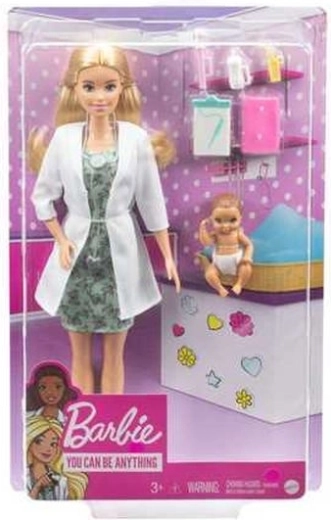 Barbie Pediatrician Doll with Baby