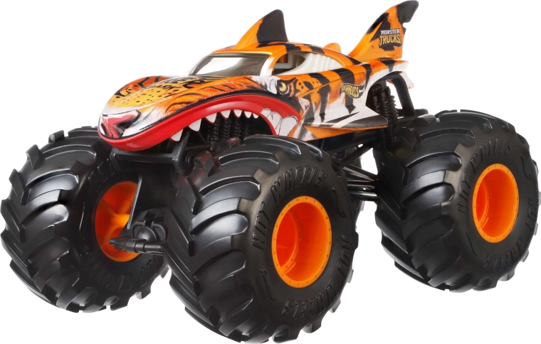 Dideli ratai ir monster truck išvaizda