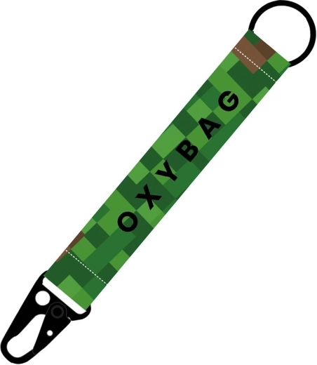 Short Playworld key lanyard with carabiner