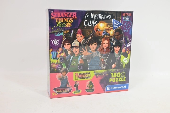 Clementoni Stranger Things puzzle 180 pieces in a square box