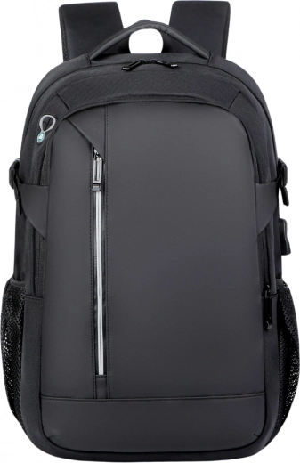Miesto kuprinė su USB, nešiojamojo kompiuterio kišene ir atšvaitais, 16 l, 45 cm