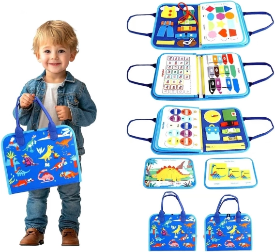 2Kids Toys Sensory Busy Book Dinosaurs
