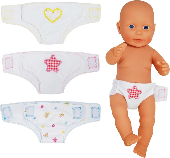 Dolls World audinės sauskelnės lėlėms 46 cm