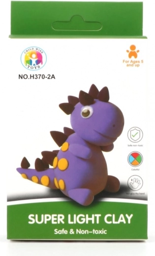 Dinozauras iš lengvo modelino vaikams