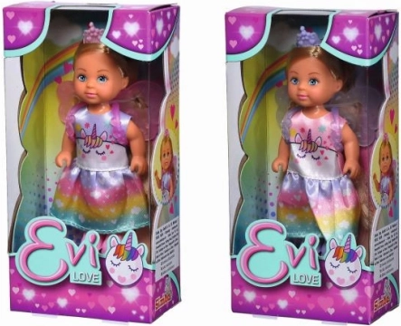 Lėlė Evi Love Vienaragio fėja su sparnais 12 cm