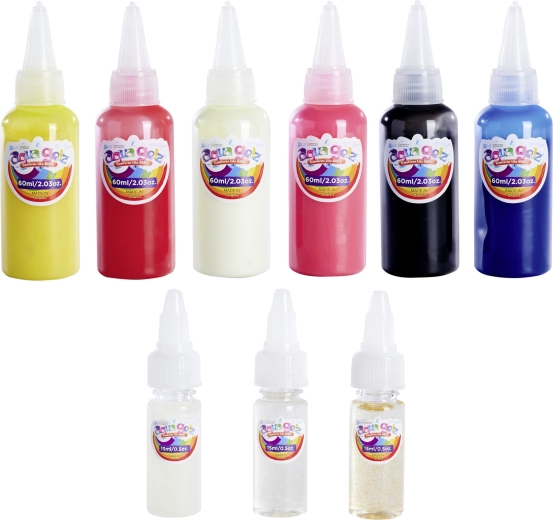 Rich set of gels and accessories