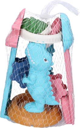 Paplūdimio rinkinys su vandens malūnėliu Dino