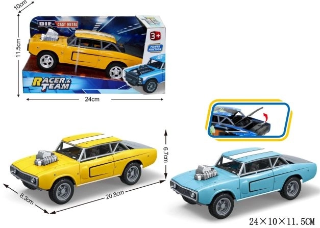Vaikiškas automobilis su mechanine pavara