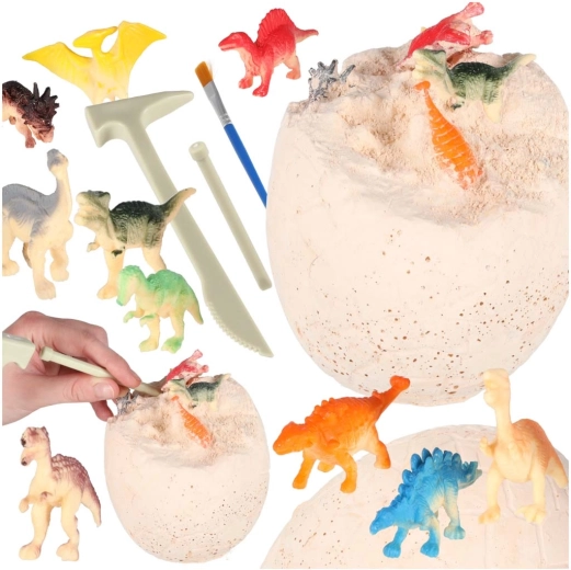 Archeologinis rinkinys dinozauro kiaušinis – 12 figūrėlių