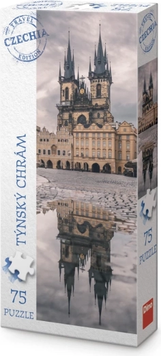 Dino panoramic puzzle Tourist Edition Czechia – Church of Our Lady before Týn (75 pieces)