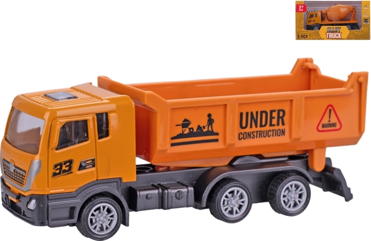 Metal construction model with pull-back drive 12 cm