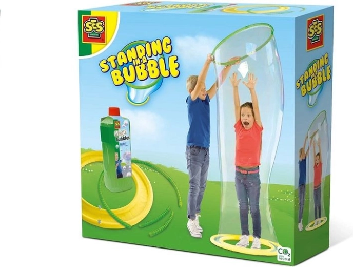 SES stovintis mega burbulas – rinkinys milžiniškiems burbulams