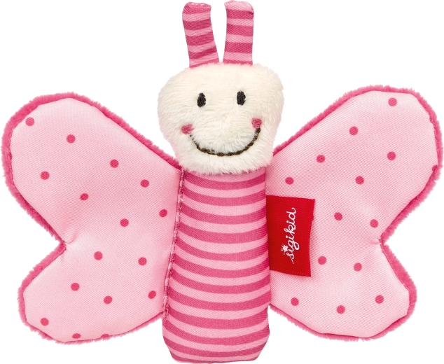 Sigikid first comforter pink butterfly with crinkle