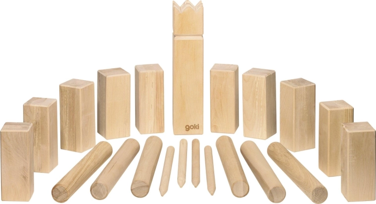 Kubb – vikingų lauko žaidimas medvilniniame maišelyje