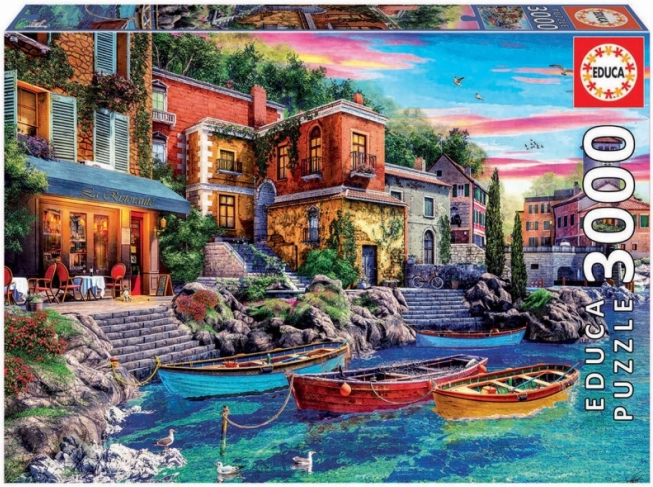 Puzzle 3000 pieces Sunset Como Italy
