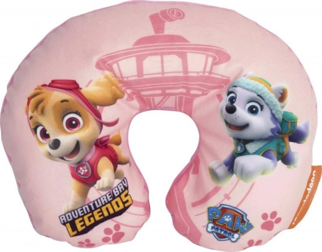 Mergaitiška vaikiška kelioninė pagalvėlė Paw Patrol