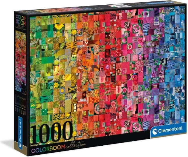 Puzzle 1000 Pieces Collage Color Boom