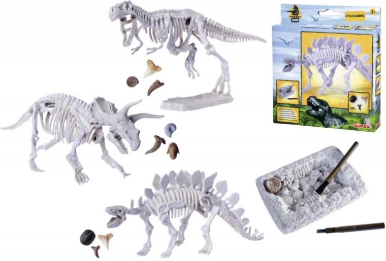 Dinozaurų skeletų iškasimo ir surinkimo rinkinys